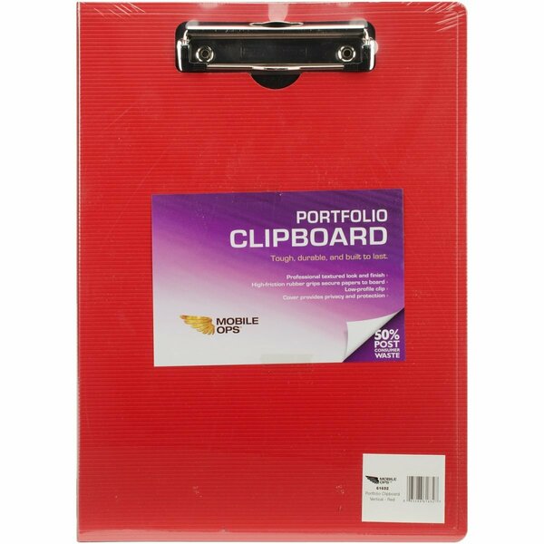 Baumgartens CLIPBOARD, PORTFOLIO, 9X12, RD B6163-2